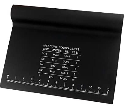 CHAMEEN Juego de espátulas de masa, espátulas de masa, porción de masa en un práctico juego de espátulas para pastas