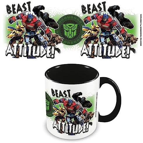 Pyramid International Transformers: Rise of The Beasts Mug (Beast Attitude Design) 11oz Ceramic Coffee Mug, Cups and Coffee Mugs for Men and Tea Mugs for Women - Official Merchandise