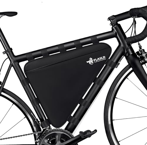 FLASLD Fireproof Electric Scooter Bag, Ebike Battery Saddle Triangle Bag (39 x 34 x 26 x 8 cm)