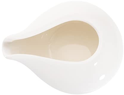 MAGICLULU Ceramic Sauce Pitcher for Gravy Salad Dressings and Spices Elegant Kitchen Jug for Home Cooking Parties and Picnics Easy to Clean and Design