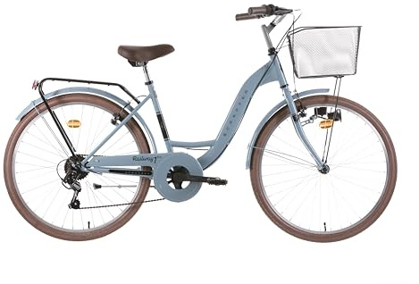 Vélo Ville 26'' Scrapper Railway 1 LTD Vintage Taille M équipé de 6 Vitesses et d'un équipement City Complet