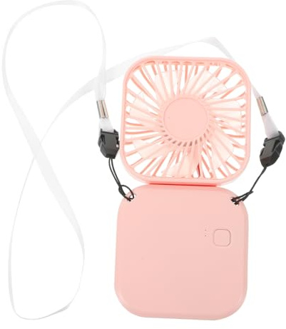 Yardenfun Mini Ventilatore Con Ricarica Usb Ventilatore Portatile Da Viaggio Ventilatore Silenzioso Con Tracolla Ventilatore Da Tavolo Pieghevole Supporto Per Telefono
