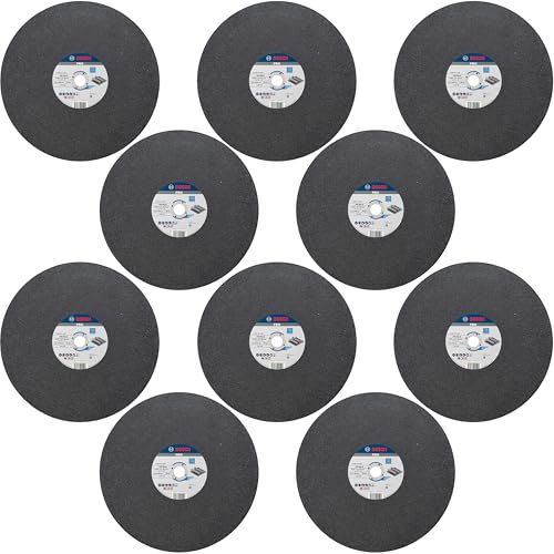 Bosch Accessories Professional 10x Trennscheibe Gerade Expert for Metal (Metall, Stahl, A 30 R BF, Ø 355 mm, 2.8 mm, Zubehör Winkelschleifer)