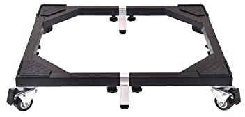 Universal Appliance Wheels Stand Base for Washing Machine, Fridge, Freezer - Adjustable Trolley with Extendable Length - Movable Base Bracket for Tumble Dryers - Easy to Move and Install