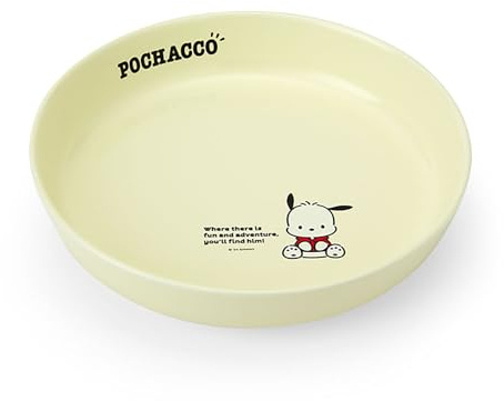 Sanrio 186619 Potchacco Plate, 8.3 inches (21 cm), Microwave, Dishwasher, Dish-Dryer, Ceramic, Curry Plate, Pasta Plate