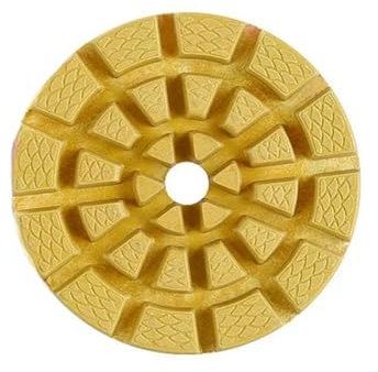 GYQIZSS 4Inch 100mm 4 Step Dry/Wet Diamond Polishing Pads for Granite Floor Wet Polishing Pad Floor Grinding Machine Abrasive Tool