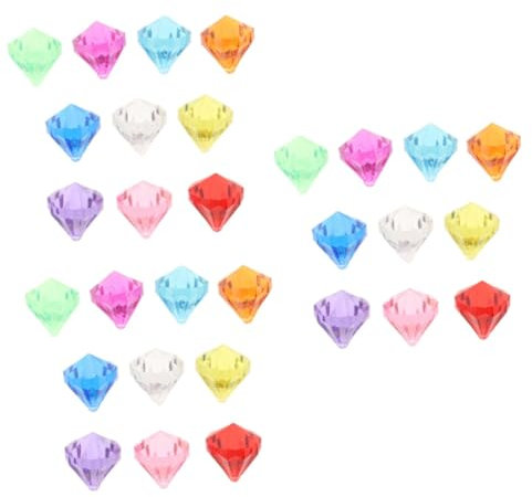 BESTonZON 90pcs Realistic Pool Diving Toys Gemstone Diving Toys for Boys and Girls Pool Acrylic Gemstones