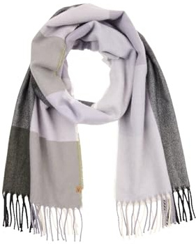 camel active Damen Karoschal mit Fransen