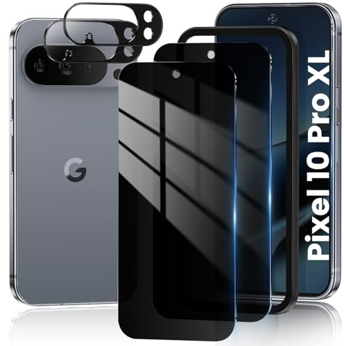 RXNMH for Google Pixel 10 Pro XL Privacy Screen Protector & Lens Protector