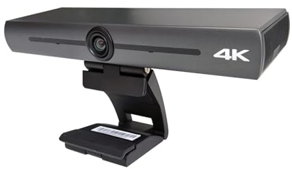 Webcam aziendale 4K con grandangolo a 120°, videocamera per videoconferenza USB 3.0 per riunioni professionali