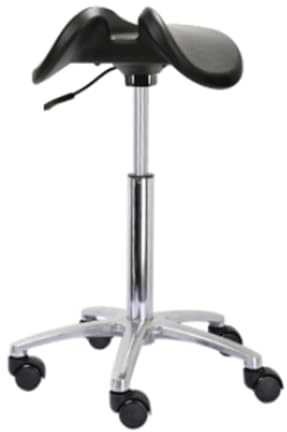 FXLUHAY Taburete ergonómico con Forma de Silla de Montar: Silla de Dibujo con Ruedas y Altura Ajustable, Ideal for Sentarse cómodamente en oficinas y Estudios