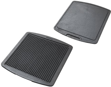 Skeppshult 36,5 x 31,5 cm Grill- & Bratplatte, wendbar aus Gusseisen - Made in Sweden