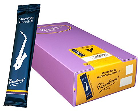 Vandoren SR212/50 Traditionell Alt-Saxophonblätter, 50 Einheiten, Stärke 2