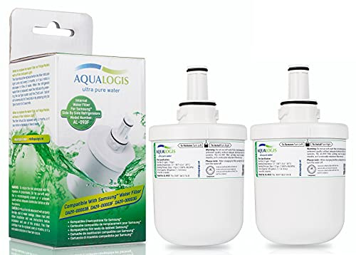 AL-093F Filtre à Eau du Réfrigérateur, Remplacement pour Samsung Aqua Pure Plus DA29-00003F, HAFIN1, DA29-00003A, DA29-00003B (2)