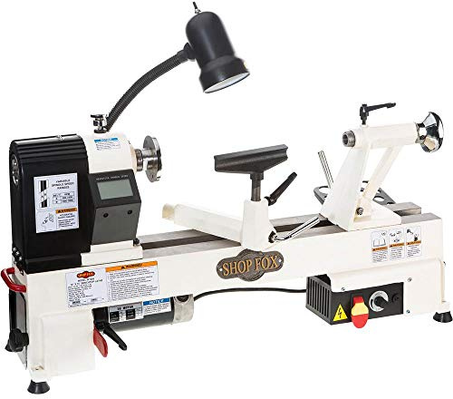 Shop Fox W1836 Bench Top Wood Lathe, 12 x 15