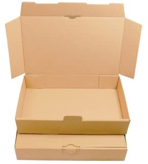 MyPack 100x Maxibriefkartons Versandkartons Faltschachtel Faltkarton Maxibrief Karton 180 x 130 x 45, Braun, MB-2