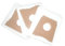 Sacchetto in microfibra 10 pz per Centrale Aspirante Wolly2 150 e 300 Accessorio Ricambio Aspirazione Centralizzata