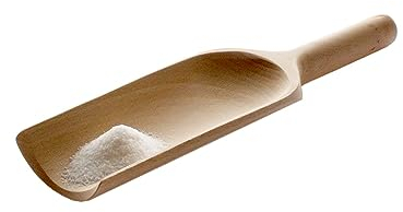 LARES Mehlschaufel - 25x7,5cm - Holzschaufel - Gewürzschaufel - aus Buchenholz - Küchenzubehör - Made in Germany