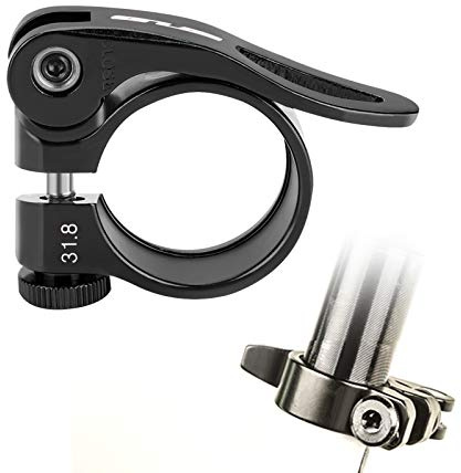 31,8 Mm Schnellwechselbare Sattelstützenklemme Aus Hochwertiger Aluminiumlegierung Für Fahrrad Mikrofone Ideal Sport Und Outdoor Aktivitäten Radfahrer Zubehör Schwarz