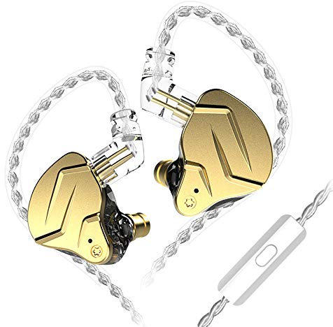 CCA KZ ZSN Pro X Dual Driver In Ear Earphone 1BA 1DD Wired Earphone HiFi Sport Gaming Earbuds Headphones Compatibility for Phone Computer Tablet with Gift Set