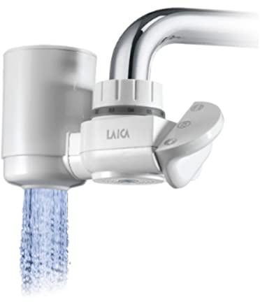 Laica RK50A Venecia, Sistema de filtración de agua para grifo, adaptadores incluidos, agua filtrada de calidad, hasta 900L, incluye 1 filtro de agua HYDROSMART+ Botella de Acero Inoxidable de 0.5 L