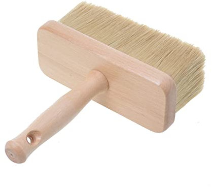 Aqbau® Farbpinsel Deckenbürste Malerbürste Kleisterbürste Pinsel PRO (185 x 75 mm)