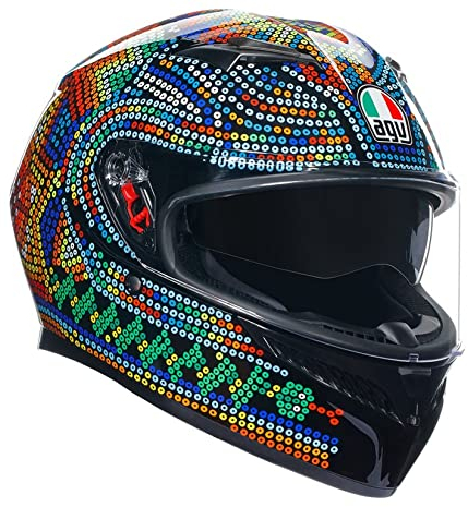 AGV K3 Rossi Winter Test 2018 Helm, bunt, M (57/58)