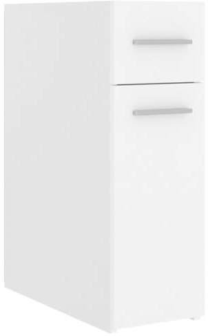 vidaXL Apothecary Cabinet White 20x45.5x60 cm Engineered Wood