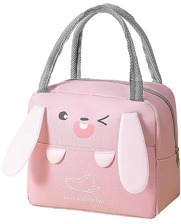 Firulab Simpatica Borsa per Pranzo - Pranzo al Sacco Isolato per Bambini,Borse di Grande capacità, contenitori per Pranzo riutilizzabili, portapranzo per Picnic, Scuola, Lavoro, Viaggi