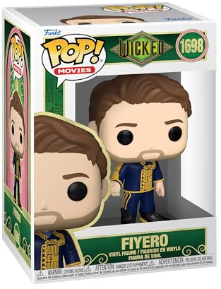 Funko POP! Movies: Wicked - Fiyero | Offizielles Fantasy Merch - Vinyl Sammelfigur als Regal Deko - Geschenkidee zum Geburtstag für Fans und Sammler