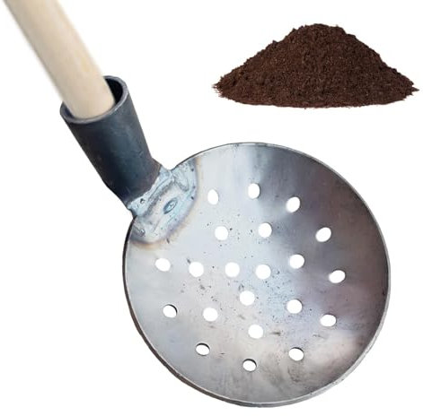 Cuchara de alcantarillado, pala para tanques sépticos y estiércol, herramienta removedora de lodos de metal