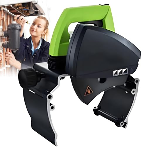 ToayNia Macchina elettrica Automatica per Il Taglio di Tubi, tagliatubi Portatile con velocità e Diametro Regolabili, Taglio di Tubi in Acciaio, Rame, Alluminio, plastica, ghisa, zincati ZD220