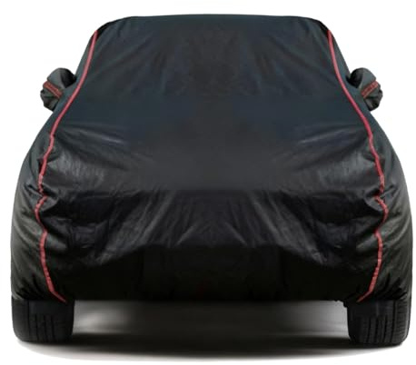 Car Cover for Jaguar XF,(2011-2014),Full Coverage Car Cover | Driver Side Zipper + Reflective Strips | All-Weather Protection