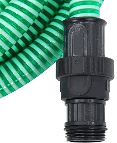 Lumanois Tubo di Aspirazione con Raccordi in Ottone Verde 1 7 m PVC, Casa e Giardino,Prato e Giardino,Impianti di irrigazione,Tubi da Giardino, 1.78kg-151071