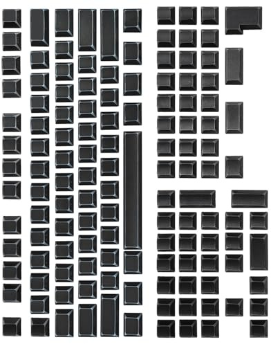 KAHDGSS 133 Keys Keycap Side Printed Keycaps Keycaps Backlit Caps for 60/65 / 75/98 / 104 Layout Keyboard Accessories Keyboard Keycap Set