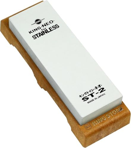 King Grindstone Neo ST-2 Japanischer Wetzstein (mit Ständer)