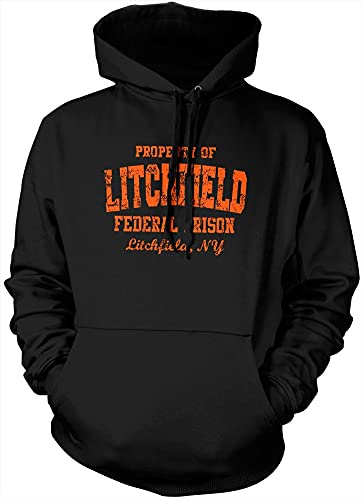 Litchfield Federal Prison Orange Hoodie - Black