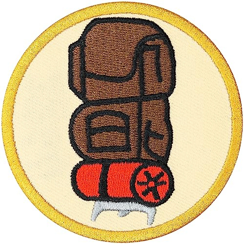 Rucksack Wanderer Backpacker Bergführer Mountain guide Aufnäher Patch Abzeichen