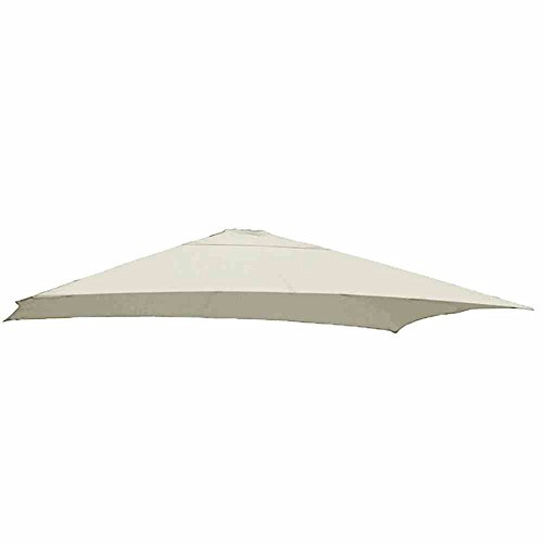 Sun Garden Housse de rechange pour parasol déporté Easy Sun Parasol - Dimensions : 320 x 320 cm - Beige clair B064 - Tissu : Olefine