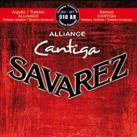 CUERDAS GUITARRA CLASICA - Savarez (510/AR) Alliance Cantiga Roja Tension Normal (Juego Completo)