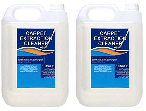 We Can Source It Ltd - Carpet Extraction Cleaner - Professional Grade Low Foam Carpet & Upholstery Shampoo - Deep Cleaning Solution for Carpets, Rugs & Upholstery - 2 x 5 Litres