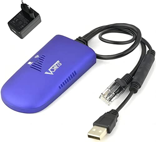 Vonets VAP11G-300 Mini Smart WiFi Bridge/Wifi Repeater/Wireless AP/WiFi to Wired Adapter 2.4G con 1 alimentatore, ottimo compagno per stampanti IP e DVR