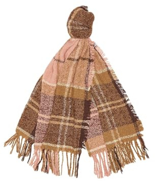 Barbour Scarf Chocolate Tarta LSC0130 CHOCOLATE TARTA TU