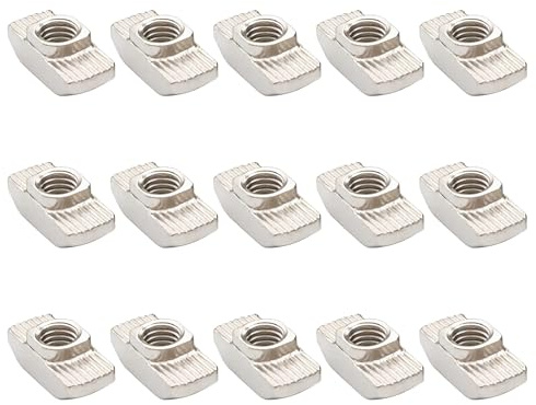 FOCMKEAS 15PCS M8 Sliding T Slot Nuts, 4545 Series