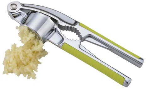 Zerodeko Knoblauchpresse Aus Edelstahl Mit Ingwerpresse-funktion Hackfleischzerkleinerer Und Walnuss-öffnungswerkzeug Spülmaschinenfest Und Einfach Zu Reinigen Grün