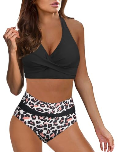 Bikini Sexy: String Taille Haute Maillot De Bain Femme Short Grossesse Vêtement Chic Ensemble