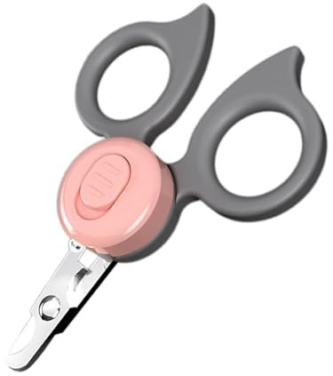 Krallenschere für Hunde mit Licht, Krallenschere für Katzen – Nagelmühle für Haustiere für Hunde, Nagelknipser für Hunde mit ergonomischem Griff und Licht, verhindert übermäßiges Schneiden von Katzen