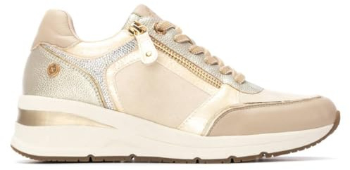 XTI - Zapatilla Mujer Beige - Calzado Cómodo y Versátil - Moda Casual - Modelo 14422302 (Talla 40)