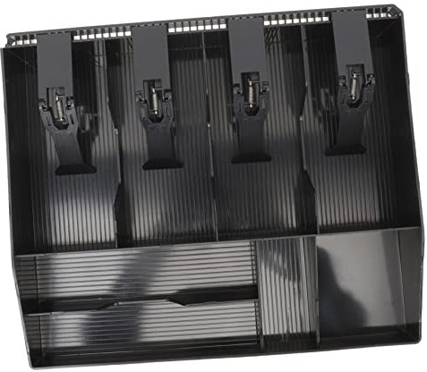 Holibanna Multi-compartimentos Para Caja Registradora Organizador Supermercados y Tiendas Reemplazo Resistente y