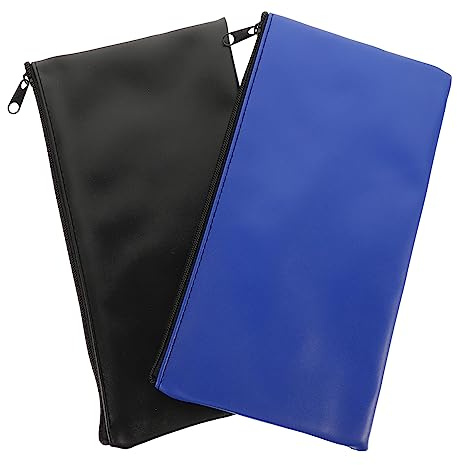 Yardenfun 2stücke Zwei Tragbare Geldbeutel Mit Reißverschluss Für Bargeld Kleine Make-up-Taschen Für Reisen Hautpflegebeutel Mit Schlüssel Kreditkartenhalter